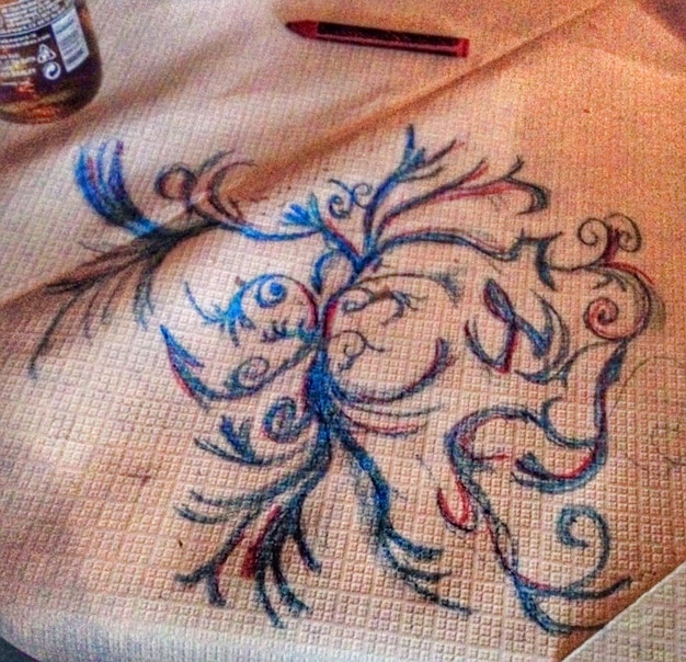 Bordado contemporáneo detalle